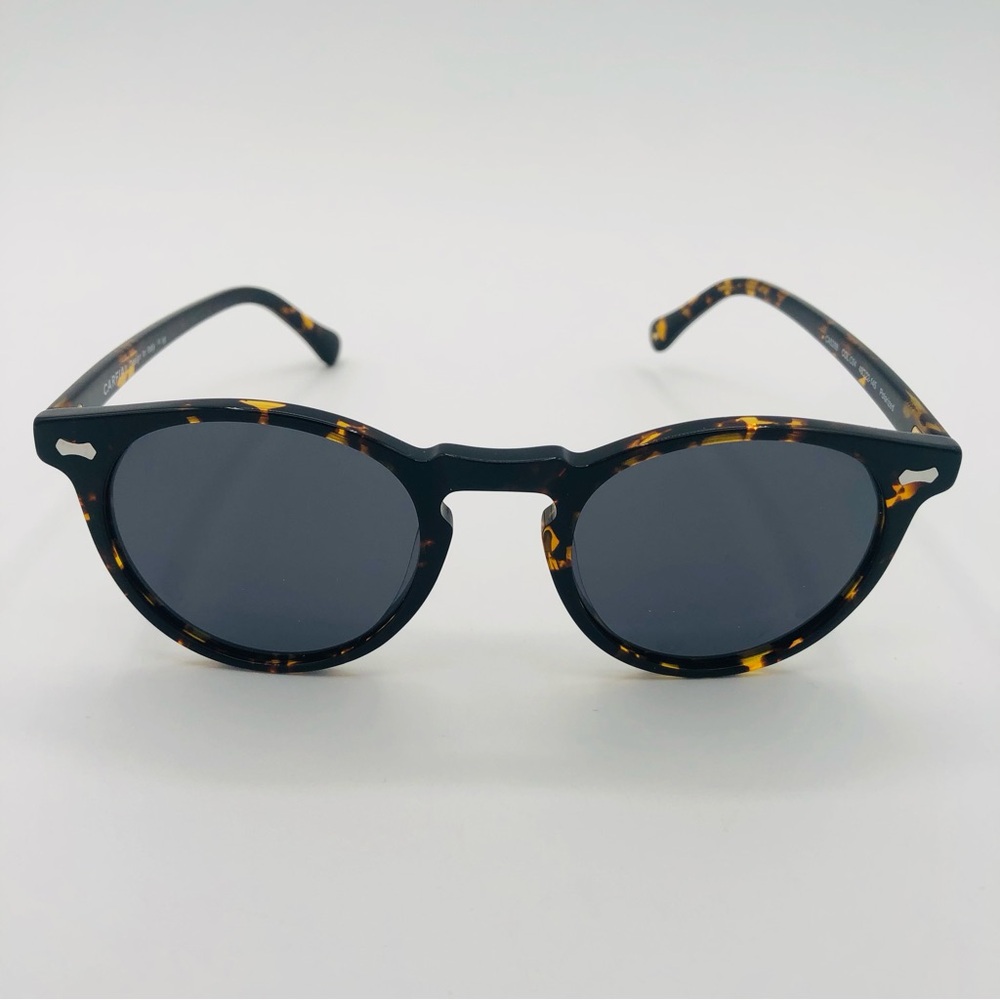 Carfia CA5288 Round Sunglasses in Tortoise with Gray Lenses